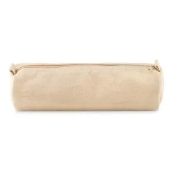 Trousse en Coton Personnalisable Écologique pour Objets Publicitaires - NATU POUCH Matières : coton biologique Couleurs : beige