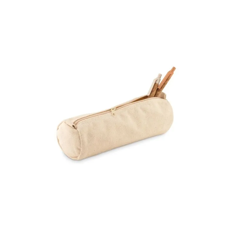 Trousse en Coton Personnalisable Écologique pour Objets Publicitaires - NATU POUCH Matières : coton biologique Couleurs : beige 