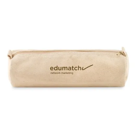 Trousse en Coton Personnalisable Écologique pour Objets Publicitaires - NATU POUCH Matières : coton biologique Couleurs : beige 