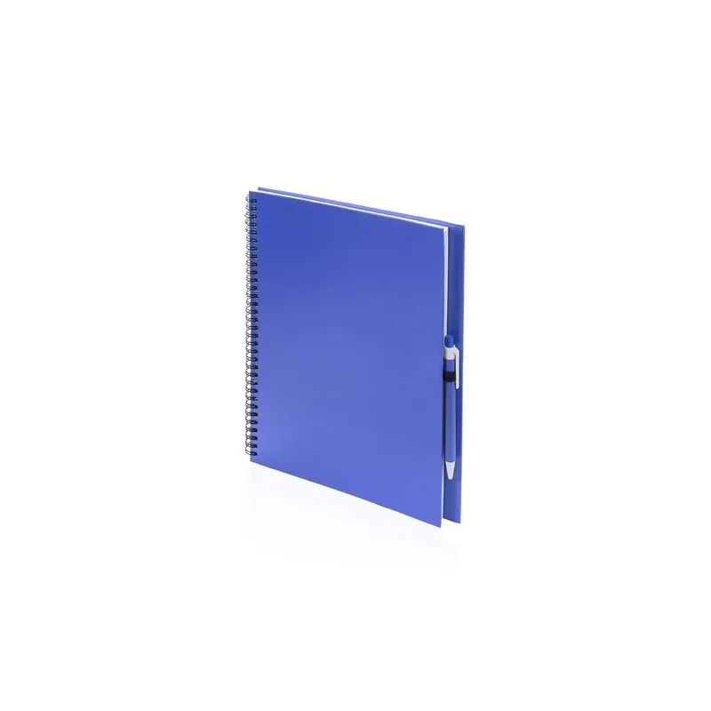 Cahier Pratique Écologique Personnalisé pas cher - Tecnar Matières : polyester Couleurs : bleu cobalt cadeau entreprise pas cher