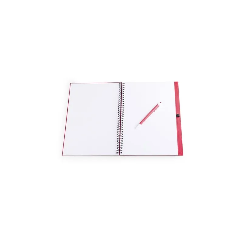 Cahier Pratique Écologique Personnalisé pas cher - Tecnar Matières : non tissé Couleurs : rouge cadeau client original