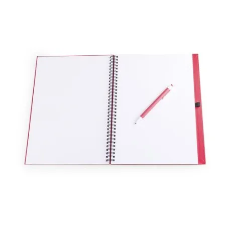 Cahier Pratique Écologique Personnalisé pas cher - Tecnar Matières : non tissé Couleurs : rouge cadeau client original