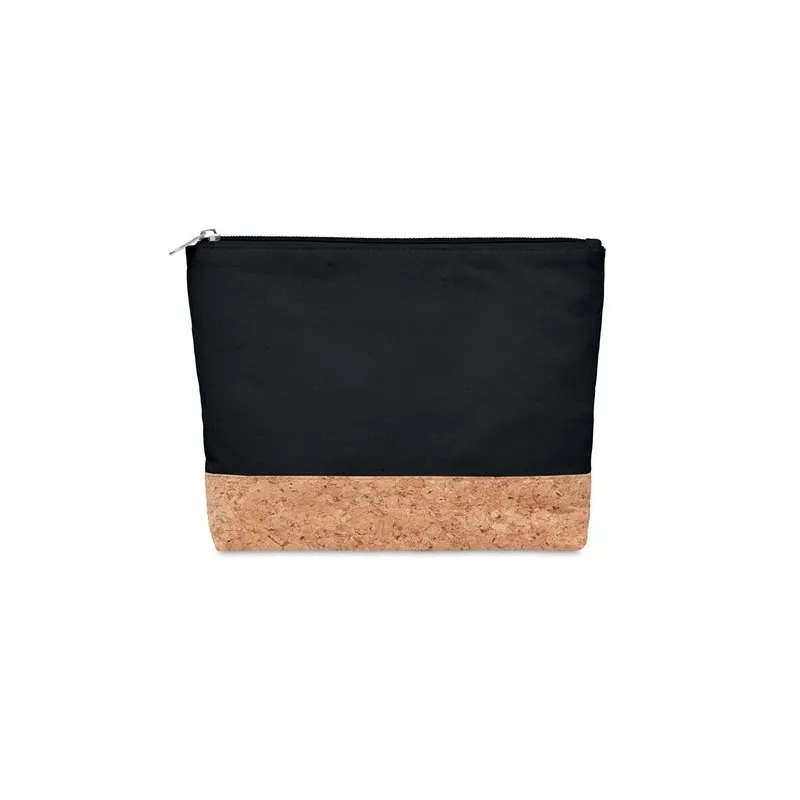 Trousse personnalisée en liège et coton - PORTO BAG Matières : tritan Couleurs : transparent personnalisable avec votre logo