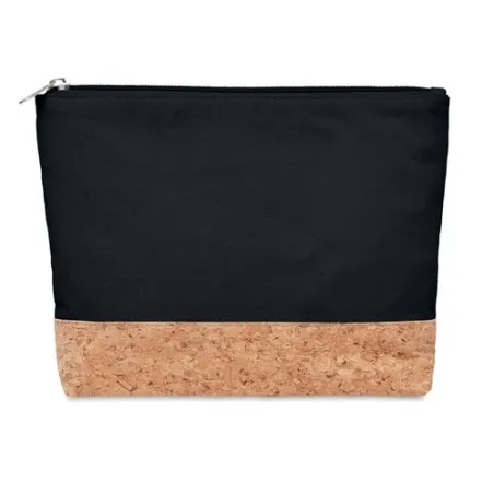 Trousse personnalisée en liège et coton - PORTO BAG Matières : tritan Couleurs : transparent personnalisable avec votre logo