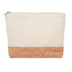 Trousse personnalisée en liège et coton - PORTO BAG Matières : tritan Couleurs : transparent personnalisable avec votre logo 2
