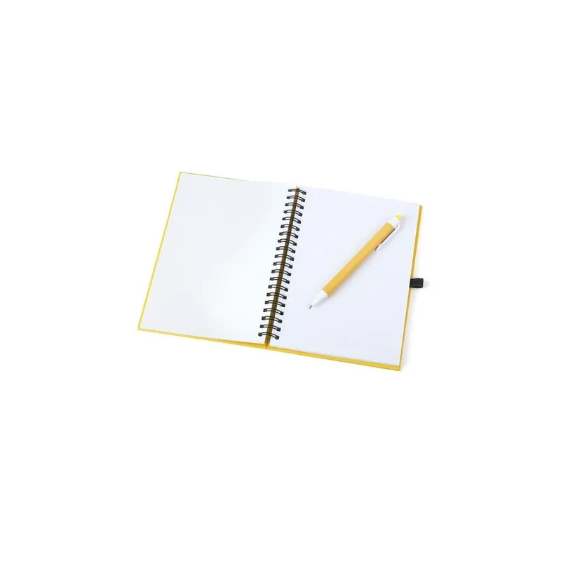 Carnet Personnalisable Écologique Koguel Matières : non tissé Couleurs : blanc personnalisation rapide en France