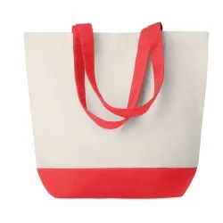 Sac de plage personnalisé en toile 280gr - KLEUREN Matières : verre Couleurs : blanc transparent cadeau entreprise pas cher 2