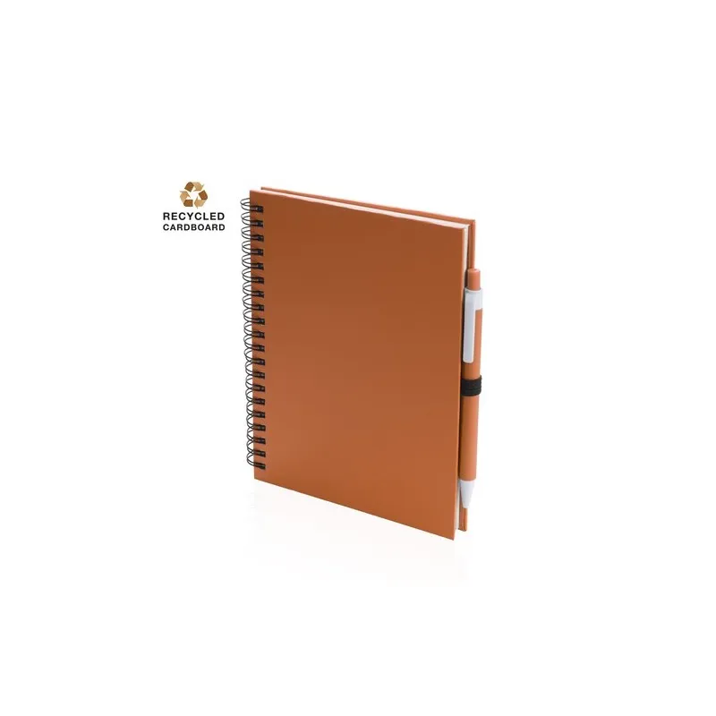 Carnet Personnalisable Écologique Koguel Matières : non tissé Couleurs : orange personnalisation rapide en France