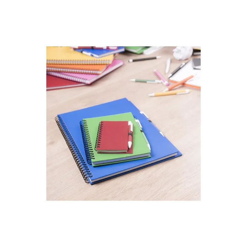 Carnet Personnalisable Écologique Koguel Matières : non tissé Couleurs : kaki marquage couleur éclatante