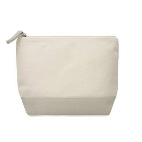 Trousse bicolore en coton personnalisable - KLEUREN Matières : métal Couleurs : blanc marquage laser ultra précis