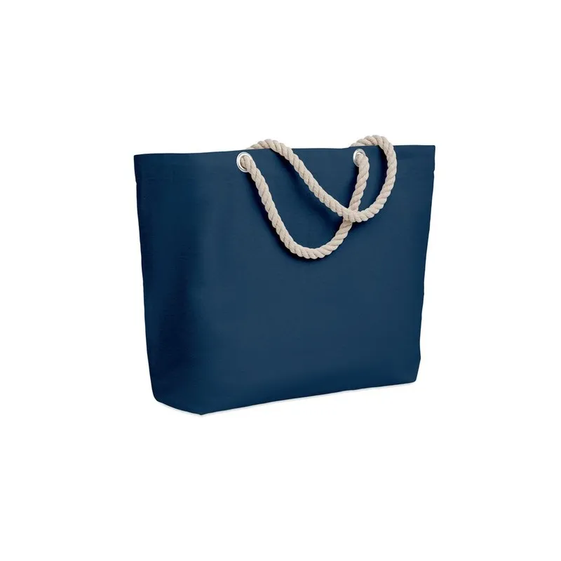 Sac de plage pratique personnalisé avec cordon - MENORCA Matières : papier Couleurs : beige impression haute définition