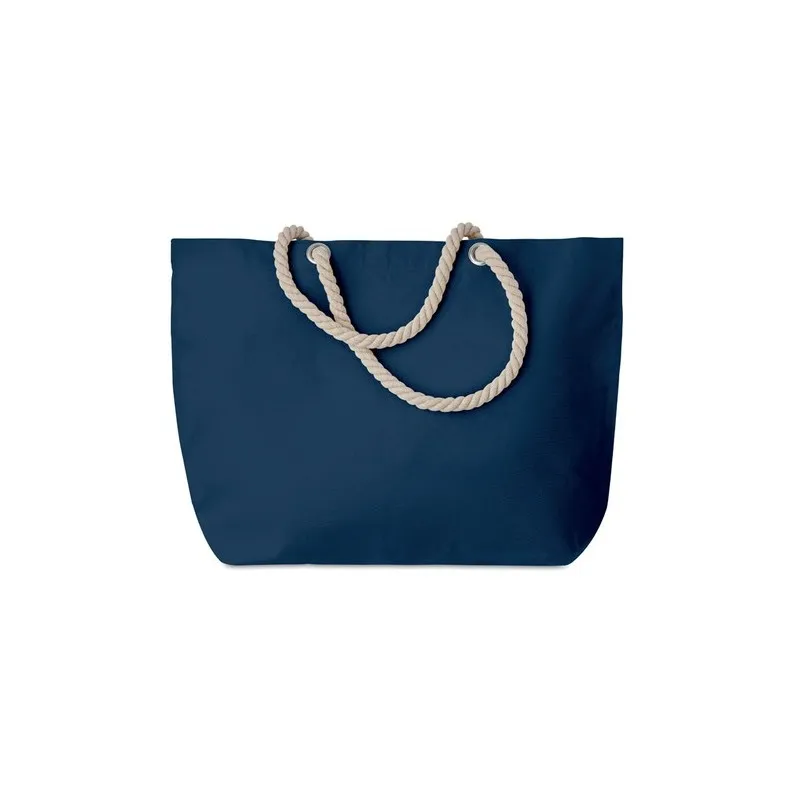 Sac de plage pratique personnalisé avec cordon - MENORCA Matières : papier Couleurs : beige personnalisation rapide en France