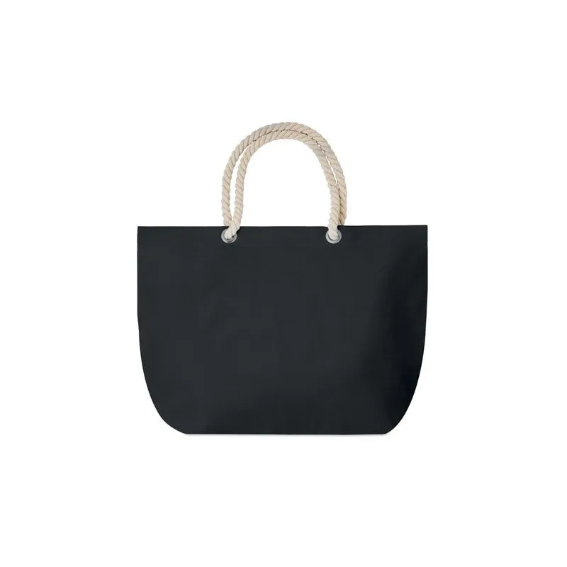 Sac de plage pratique personnalisé avec cordon - MENORCA Matières : verre Couleurs : blanc transparent marquage laser ultra préc