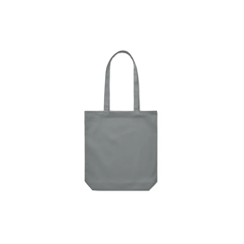 Sac shopping écologique en toile 270 gr/m² personnalisé RASSA COLOURED Taille textile : XXL Couleurs : gris chiné personnalisati