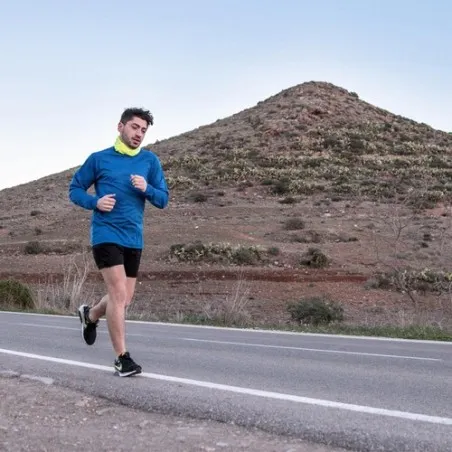T-Shirt Respirant Personnalisable Technique Adulte Maik Matières : acier inoxydable Couleurs : bleu objet promotionnel éco-respo