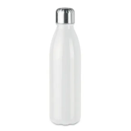 Bouteille en verre personnalisée 650ml - ASPEN GLASS Matières : bambou Couleurs : rouge