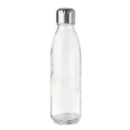 Bouteille en verre personnalisée 650ml - ASPEN GLASS Matières : bambou Couleurs : jaune cadeau entreprise pas cher