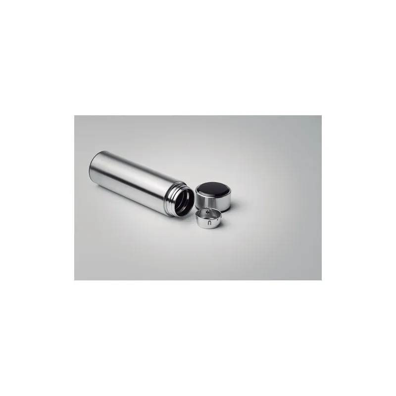 Bouteille Isotherme Écologique avec Thermomètre Personnalisée POLE Matières : bambou Couleurs : fuchsia cadeau entreprise pas ch