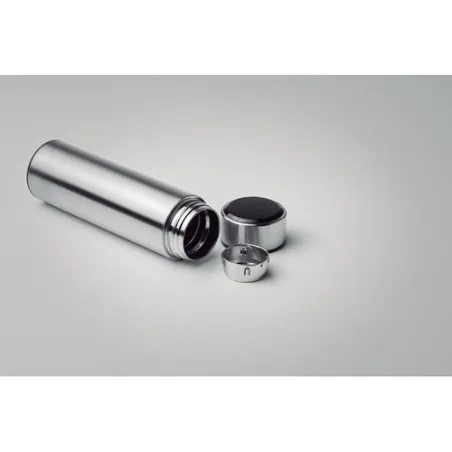 Bouteille Isotherme Écologique avec Thermomètre Personnalisée POLE Matières : bambou Couleurs : fuchsia cadeau entreprise pas ch