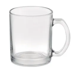Mug en Verre Écologique Personnalisé à Sublimer 300ml Matières : papier recyclé Couleurs : beige