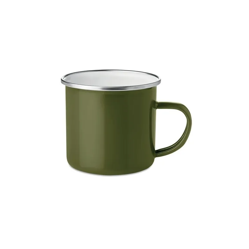 Tasse en métal émaillé plateado - Accessoire pratique pour téléphone personnalisé DOT Matières : métal Couleurs : noir impressio