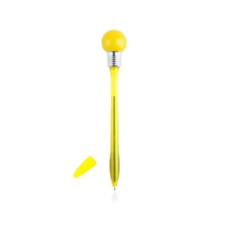 Stylo Bille Lumineux Personnalisable de Nicky Matières : métal Couleurs : jaune goodies publicitaire durable