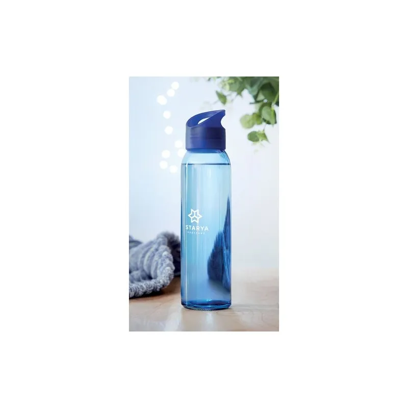 Bouteille en verre écologique 470ml PRAGA Matières : acier inoxydable Couleurs : vert foncé objet promotionnel éco-responsable