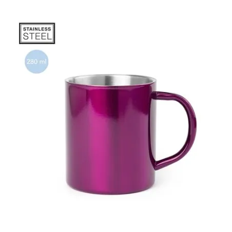 Mug Bicolore Personnalisable Yozax Matières : carton Couleurs : rose goodies entreprise design