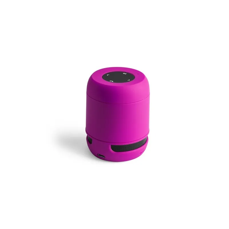 Haut-Parleur Bluetooth Personnalisé de Qualité Écologique Braiss Matières : carton Couleurs : pourpre personnalisation sur mesur