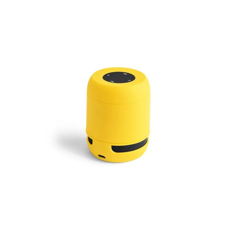 Haut-Parleur Bluetooth Personnalisé de Qualité Écologique Braiss Matières : nylon Couleurs : noir impression haute définition