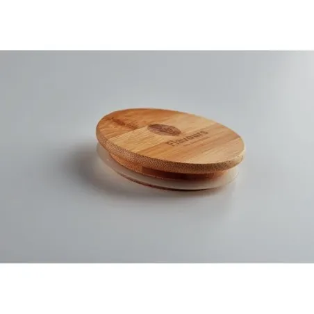 Verre double paroi personnalisé 450 ml TIRANA LARGE Matières : coton biologique Couleurs : noir goodies publicitaire événementie