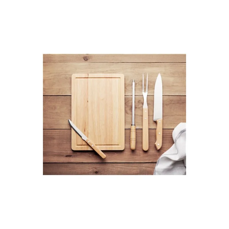 Ensemble d'Accessoires de Barbecue Inox