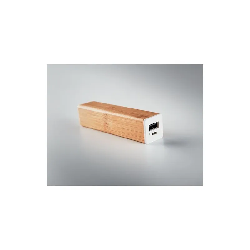 Powerbank en Bambou 2200 mAh - Écologique et Pratique