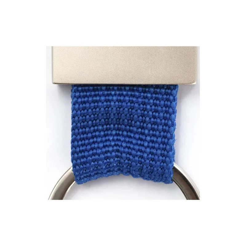 Porte-Clés personnalisé écologique Dagor - Objet publicitaire Couleurs : bleu clair Matières : polyester recyclé Contenance : 8 