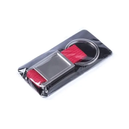 Porte-Clés personnalisé écologique Dagor - Objet publicitaire Couleurs : bleu clair Matières : polyester recyclé Contenance : 8 