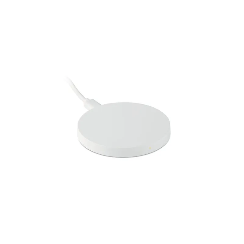 Chargeur sans fil personnalisé haute technologie FLAKE Matières : métal Couleurs : beige