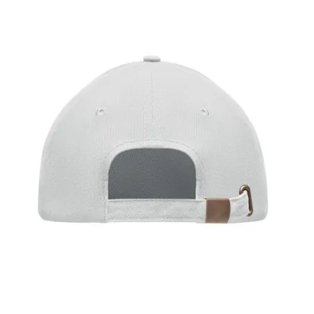 Casquette personnalisable en coton lourd à 6 panneaux - TEKAPO Matières : papier recyclé Couleurs : bleu royal impression logo h