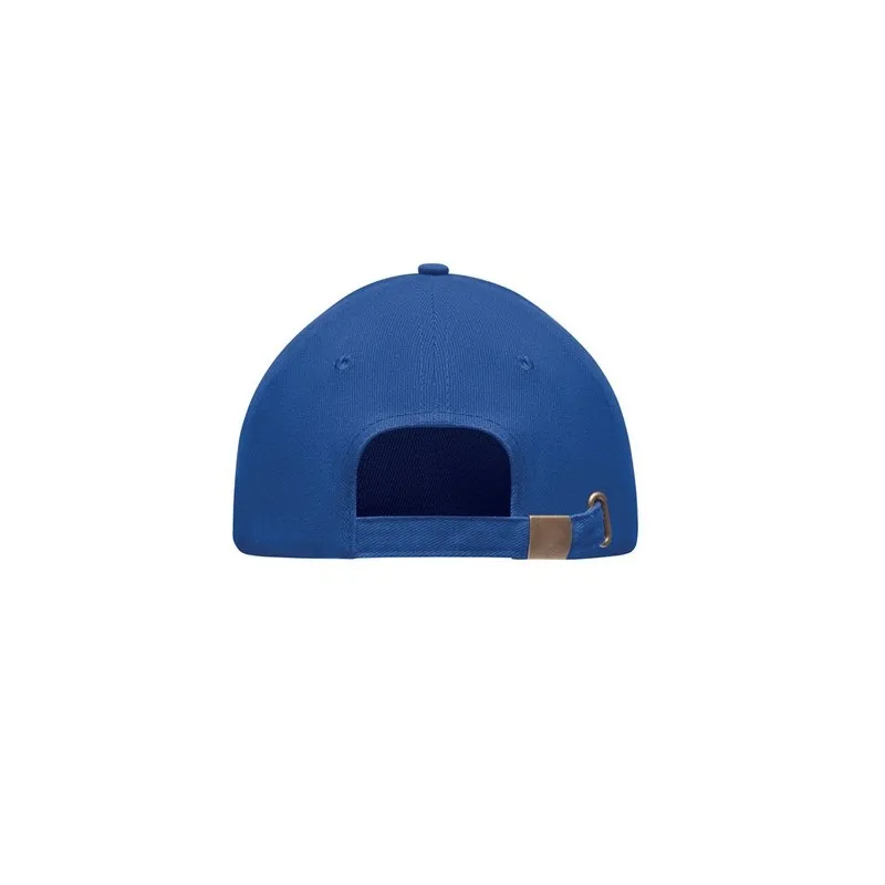 Casquette personnalisable en coton lourd à 6 panneaux - TEKAPO Matières : papier recyclé Couleurs : orange personnalisation rapi