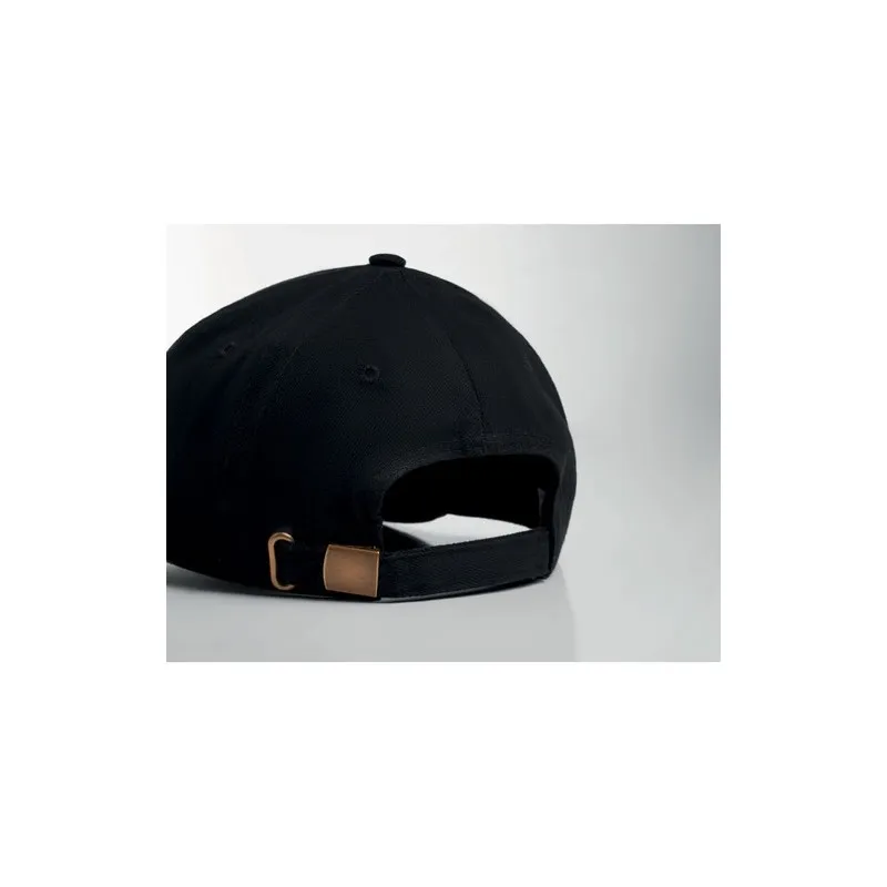 Casquette personnalisable en coton lourd à 6 panneaux - TEKAPO Matières : papier recyclé Couleurs : rouge accessoire événementie