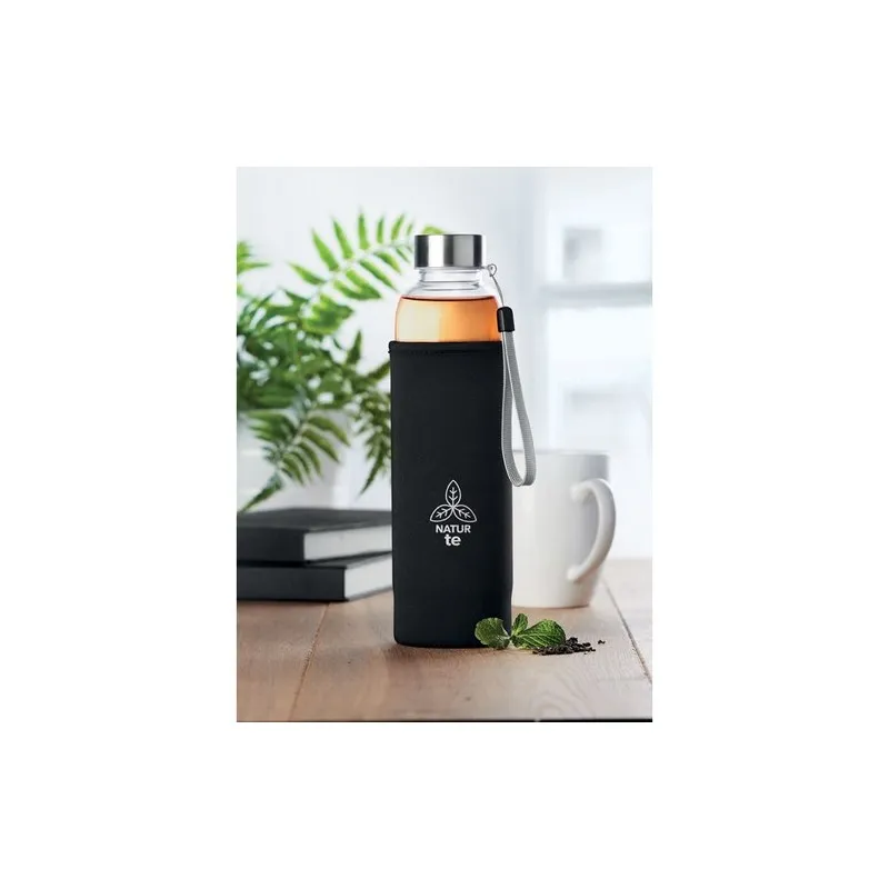 Bouteille en verre écologique personnalisée - UTAH TEA Couleurs : blanc Matières : acier inoxydable recyclé goodies publicitaire