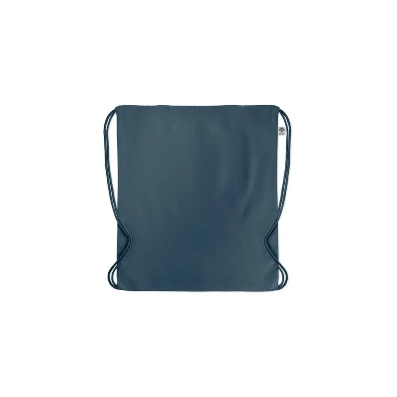 Sac à cordon personnalisé en coton organique YUKI COLOUR Taille textile : S Couleurs : vert goodies entreprise design