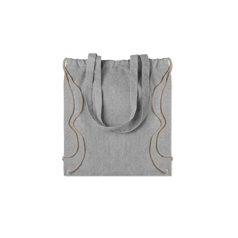 Sac en coton recyclé écologique MOIRA DUO Matières : bois Couleurs : bois objet promotionnel éco-responsable