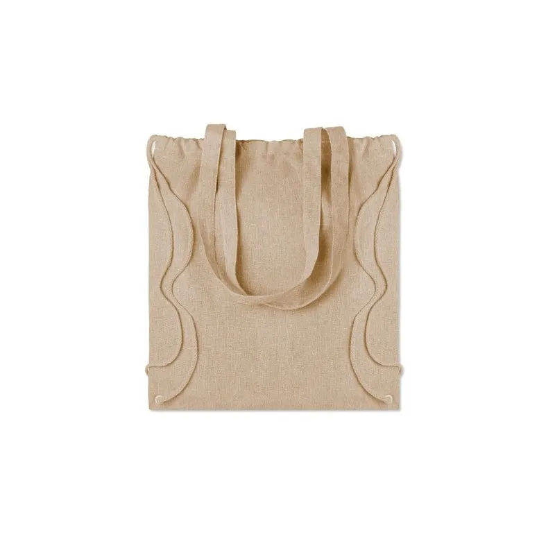 Sac en coton recyclé écologique MOIRA DUO Matières : papier recyclé Couleurs : bleu livraison express 24h 48h