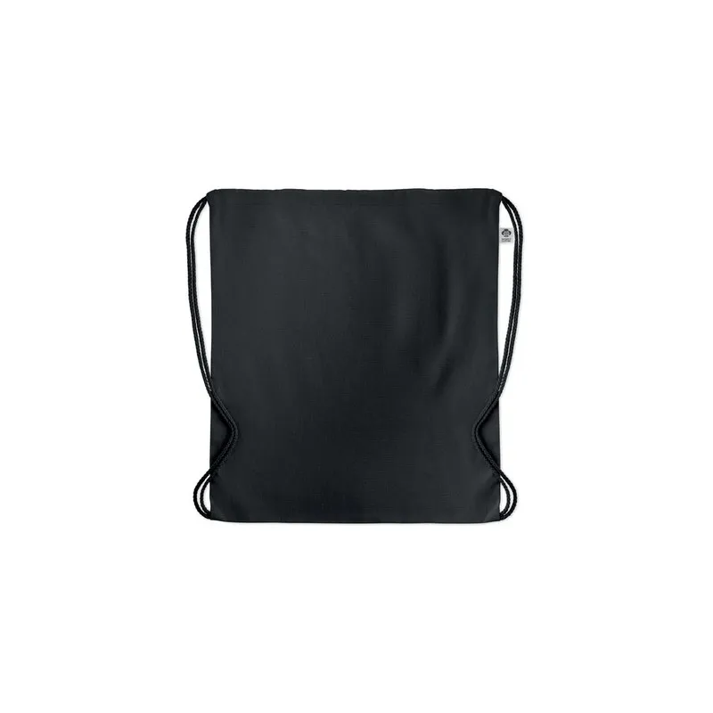 Sac à cordon personnalisé en coton organique YUKI COLOUR Taille textile : XL Couleurs : vert accessoire événementiel unique