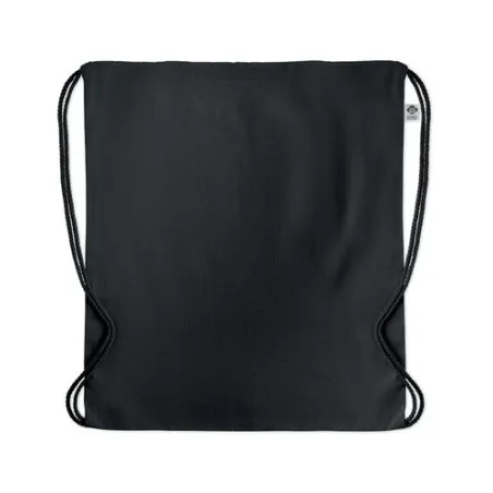 Sac à cordon personnalisé en coton organique YUKI COLOUR Taille textile : XL Couleurs : vert accessoire événementiel unique
