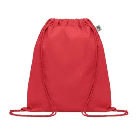 Sac à cordon personnalisé en coton organique YUKI COLOUR Taille textile : XS Couleurs : vert goodies publicitaire événementiel