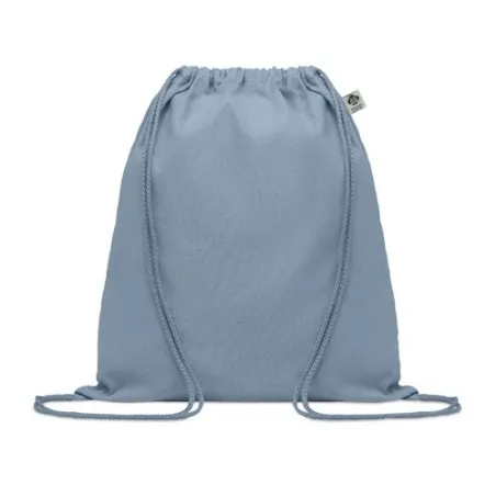 Sac à cordon personnalisé en coton organique YUKI COLOUR Matières : coton Taille textile : M Couleurs : noir personnalisable ave