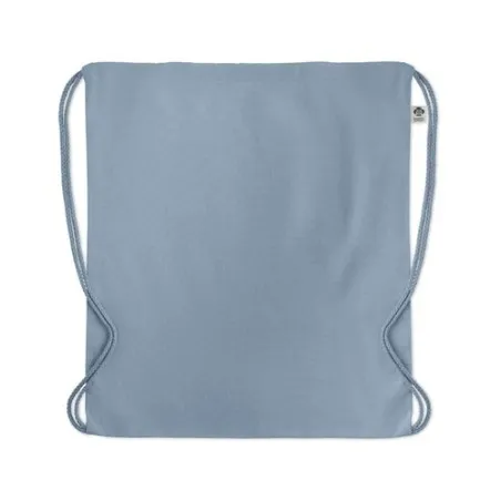 Sac à cordon personnalisé en coton organique YUKI COLOUR Matières : coton Taille textile : M Couleurs : noir personnalisation ra