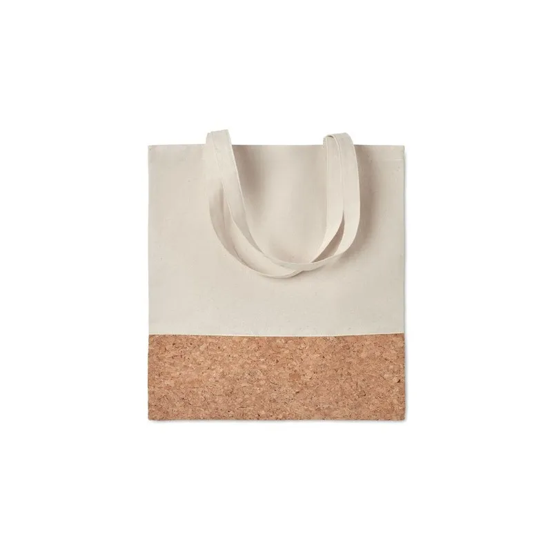 Sac à Provisions Écologique en Liège Personnalisé - ILLA TOTE Matières : papier recyclé Couleurs : bleu