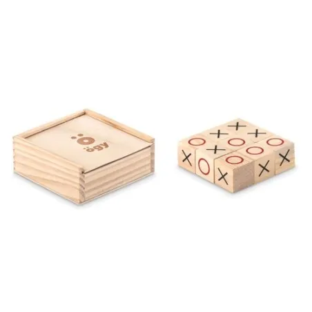 Jeu de Morpion en Bois TIC TAC TOE